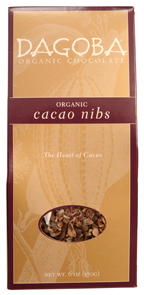 Cacao nibs,og,lgt roasted Case of 12 / 6 OZ from Dagoba Chocolate