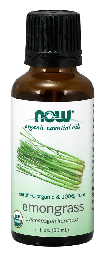 NOW: Organic Lemongrass Oil 1 fl oz