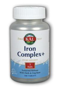 Kal: Iron Complex Plus 100ct