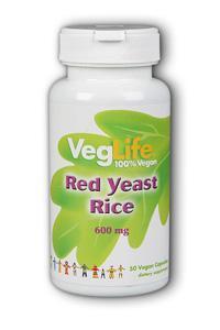 Red Yeast Rice 50ct 550mg from Veglife