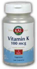 Vitamin K 100mcg 100ct 100mcg from Kal
