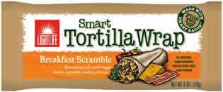 Hand held breakfast wrap Case of 12 / 6 OZ from Light Life Foods