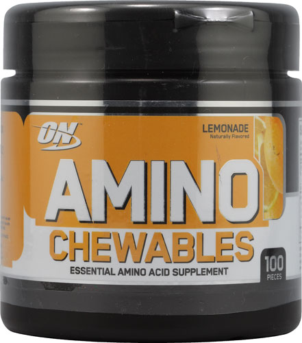 Optimum nutrition: Amino chewable lemonade 100 PK