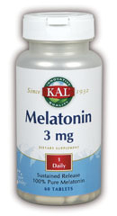 Melatonin-3 Sustained Release 60 Tab 3mg from KAL