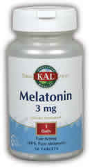 Kal: Melatonin-3 30ct 3mg