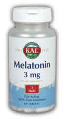 Kal: Melatonin-3 60ct 3mg