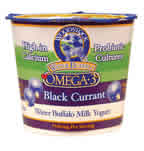 Yogurt buff milk omega3 black Case of 12 / 6 OZ - BLACK CURRANT from WoodStock Water Buffalo