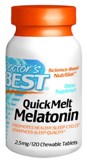 Doctors Best: Quick Melt Melatonin (2.5mg) 120T