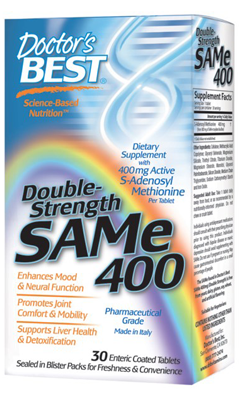 Doctors Best: SAMe 400 (Double Strength) 60T