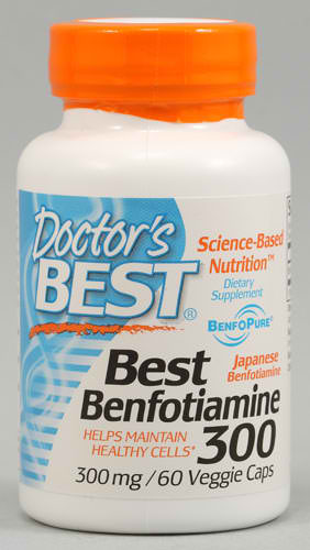 Doctors Best: Best Benfotiamine 300 (300mg) 60 VEGGIE CAPS