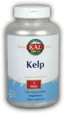 Kelp Iodine 500ct 225mcg from Kal