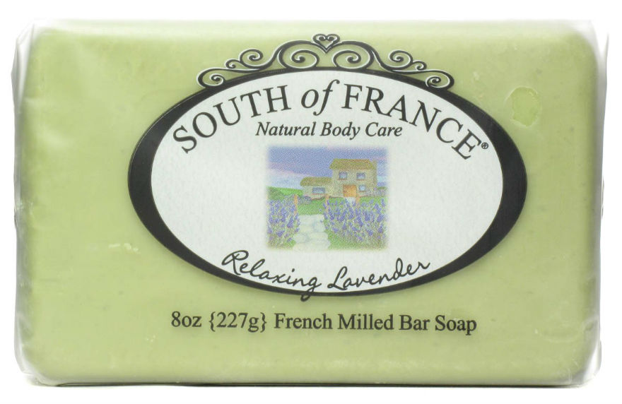 SOUTH OF FRANCE: French Milled Natural Bar Soap Lavender 8 oz