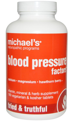 Michael's Naturopathic: Blood Pressure Factors 180 tab