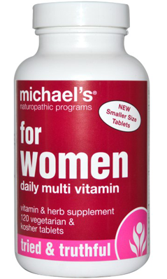 Michael's Naturopathic: For Women Daily Multi Vitamin 120 tab