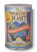 Peaceful Planet High Protein Shake-Natural Unsweet 12.3 oz  Powder from Veglife