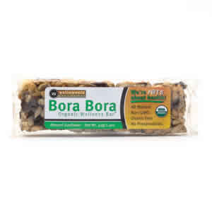 WELLNESS BAR,ALMND SUNFLW Case of 12 / 1.4 OZ from Bora Bora Wellness Bars