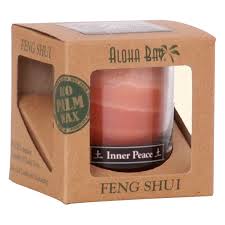 ALOHA BAY: Candle Feng Shui Gift Box Earth Light Brown 2.5 oz