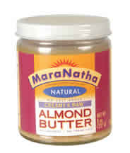 ALMOND BUTTER RAW NO/SALT Case of 12 / 8 OZ from Maranatha Natural Foods