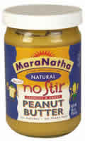 PEANUT BUTTER CRUNCHY NO STIR Case of 12 / 16 OZ from Maranatha Natural Foods