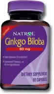 Ginkgo Biloba Extract 60mg 60 caps from NATROL