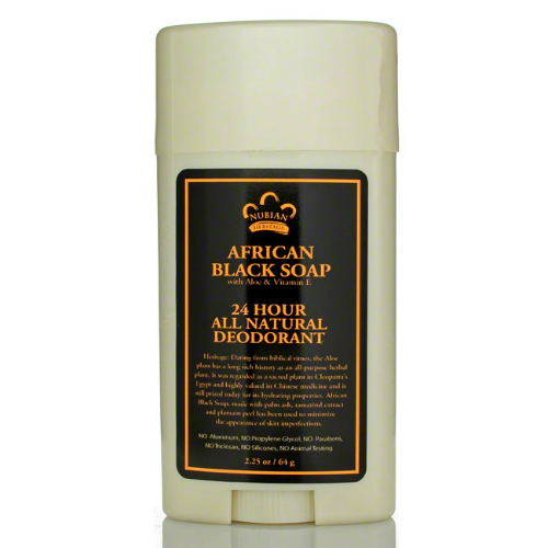 NUBIAN HERITAGE/SUNDIAL CREATIONS: Deodorant African Black Soap 2.25 oz