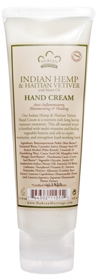 NUBIAN HERITAGE/SUNDIAL CREATIONS: Hand Cream Indian Hemp and Haitian Vetiver 4 oz