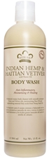 NUBIAN HERITAGE/SUNDIAL CREATIONS: Body Wash Indian Hemp and Haitian Vetiver 13 oz