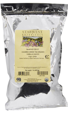 STARWEST BOTANICALS: Tea Chunmee Green Organic 1 lb