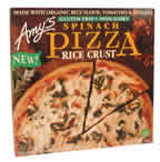 PIZZA ORGANIC RICE CRUST SPINACH