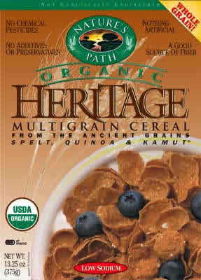 CEREAL,OG,HERITAGE Case of 12 / 13.25 OZ from Nature's Path