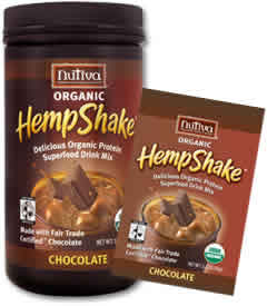 HEMP SHAKE PKT,OG,CHOCO Case of 12 / 1.1 OZ from Nutiva