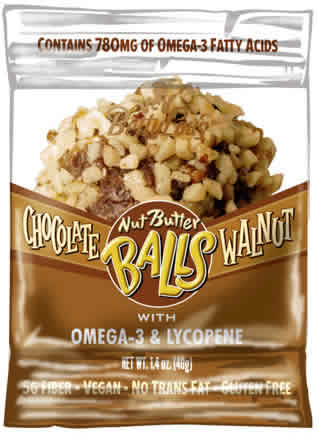 NUT BALL,CHOCOLATE WALNUT Case of 18 / 1.4 OZ from Betty Lous