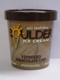 ICE CREAM,ESP CHOC CHIP Case of 8 / PINT from Boulder Ice Cream
