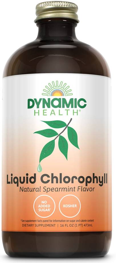Dynamic Health: Liquid Chlorophyll Spearmint Flavor 16 fl oz 100mg