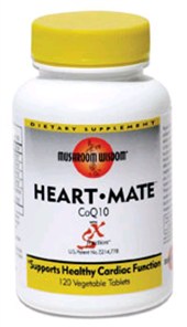 Mushroom wisdom: Heart-Mate with CoQ10 and SX-Fraction 120 tab
