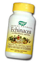 Nature's way - Echinacea with elderberry & zinc 100 caps