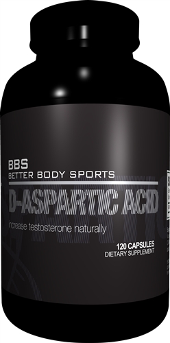 BETTER BODY SPORTS: D-ASPARTIC ACID 120 CAPS