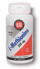 L-Methionine 60ct 500mg from Kal