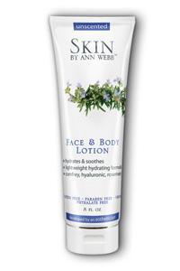 Skin by Ann Webb: Unscented Face and Body Lotion 8oz