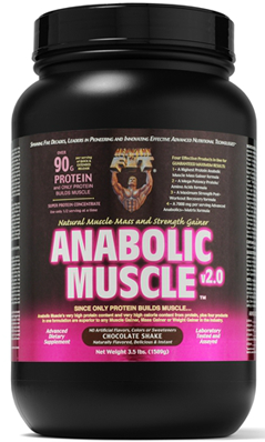 HEALTHY N FIT NUTRITIONALS: Anabolic Muscle Chocolate Powder 3.5 lb