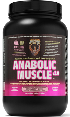 HEALTHY N FIT NUTRITIONALS: Anabolic Muscle Strawberry Powder 3.5 lb