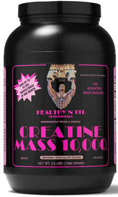 HEALTHY N FIT NUTRITIONALS: Creatine Mass 10000 Vanilla Powder 3.5 lb