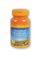 Thompson Nutritional: Chromium Picolinate 200mcg 60ct 200mcg