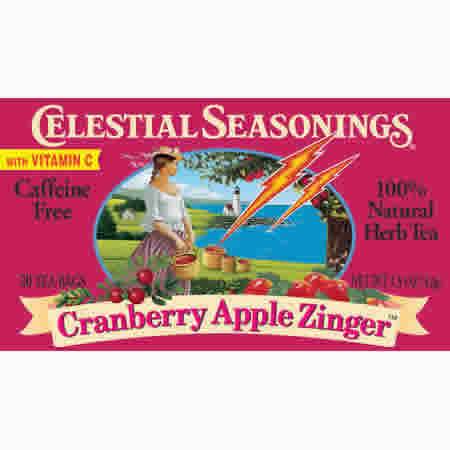 Herb tea,cran apple zingr Case of 12 / 20 BAG from Celestial Seasoning