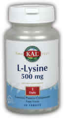 L-Lysine 50ct 500mg from Kal