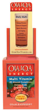 ENERGY CRAN-RASPBERRY Case of 1 / 30 CT from Ola Loa Products
