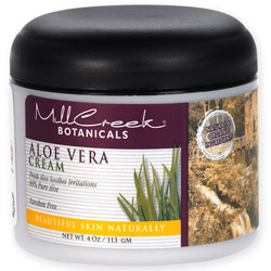 MILL CREEK BOTANICALS: 80  Aloe Vera Cream 4 oz