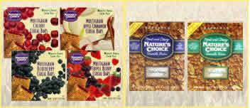 CEREAL BAR DISPLAY Case of 72 / 6/7.8 OZ from Nature's Choice