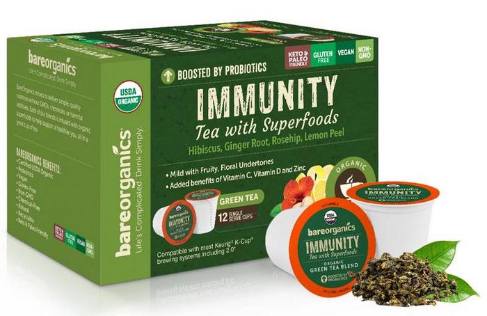 Immunity Tea with Superfoods Single Serve Cups
