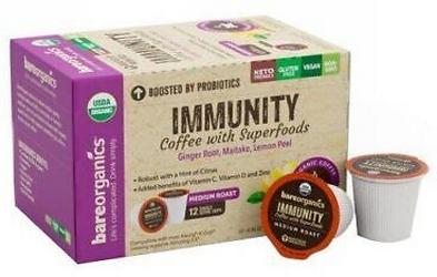 Immunity Coffee with Superfoods Single Serve Cups